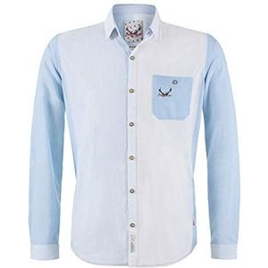 Stockerpoint Romeins overhemd voor heren, blauw, XXL