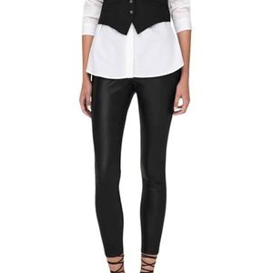ONLY Onldana Faux Leather Pant JRS Imitatiebroek voor dames, zwart, S