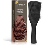 SHINLEA - Ontwarrende Haarborstel - Zwart - Voor Droog en Nat Haar