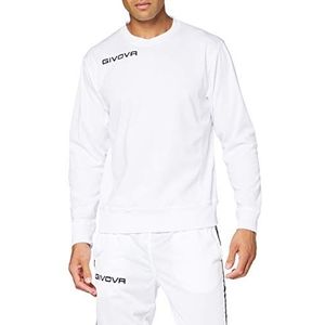 Givova Maglia G/Collo One Sweatshirt voor heren, wit, 3XS