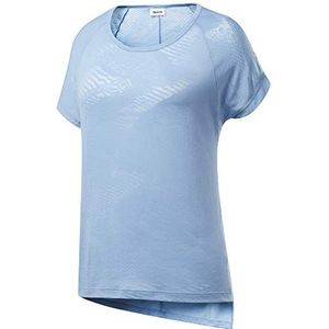 Reebok TS Bo Tee T-shirt, dames, neonblauw, M