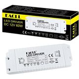 EACLL - LED Transformator - 12V - 60W - Voor G4 GU5.3 MR11 MR16 LED Lamp en LED Strip