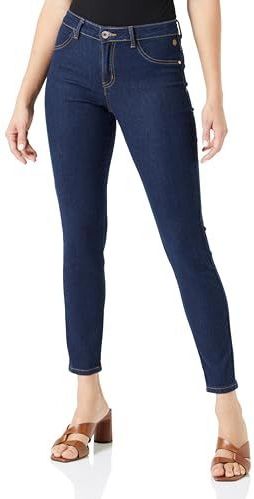 Jeggings - Met Valse Voorzakken - Geborduurd Logo - Zwart - Katoen