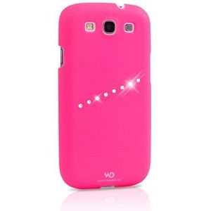 White Diamonds""Sash Case"" / Beschermhoes voor Samsung Galaxy S3 - Roze