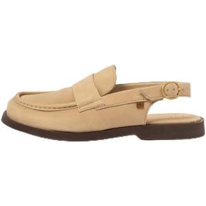 El Naturalista N5872 sandalen, plat, voor dames, Crème, 36 EU breed