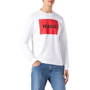 HUGO Heren Duragol22 Sweatshirt, White100, XL