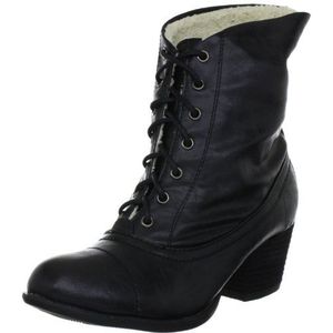 Andrea Conti 0592390 Dames klassieke halfhoge laarzen & enkellaarsjes, Zwart Zwart Zwart 002, 38 EU