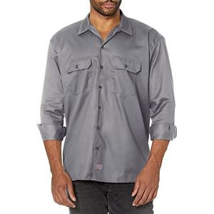 Dickies - Shirt met lange mouwen voor heren, Zilver (zilver), S
