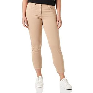 GERRY WEBER Edition Dames Best4me Cropped Broek, Caramel, 42R, caramel, 42