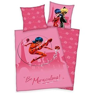 Herding - Miraculous - Beddengoedset - Wit - 100% Katoen/renforcé - 2-delig