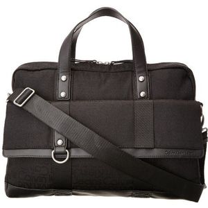 Calvin Klein Jeans Briefcase Hard & Heavy Document Tas, zwart (999),