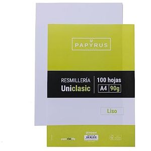 Unipapel Paperclas90G, blanco bladen, 90 g, supersterk papier, extrawit, zonder rand, papier, wit, A4
