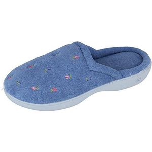 isotoner Geborduurde sloffen voor dames, 7.5-8
