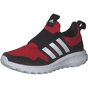 adidas Uniseks-Kind ACTIVERIDE 2.0 Sport Running Slip-On Shoes, Scarlet/Cloud White/Core Black, 28 1/2 EU