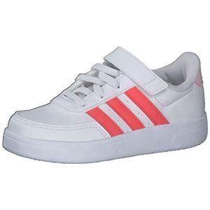 adidas Breaknet 2.0 El K Sneakers, Ftwr White/Bright Red/Clear Pink, 33 EU, Ftwr Wit Helder Rood Helder Roze