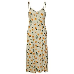 PIECES PCNYA Slip Ankel Dress BF BC, Berk/Aop:citroen, XS