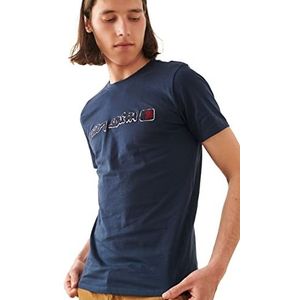 Teddy Smith Heren T-Shirt, Volledig marineblauw, M