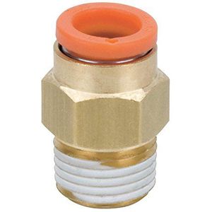 SMC KQ2H07-01AS inch grootte One-Touch fittingen (M-R-Rc), mannelijke connector