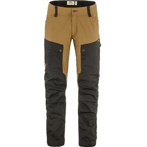 Fjallraven 87176-030-232 Keb Trousers M Sportbroek voor heren, Dark Grey-Buckwheat Browheat Brown, maat 40/R