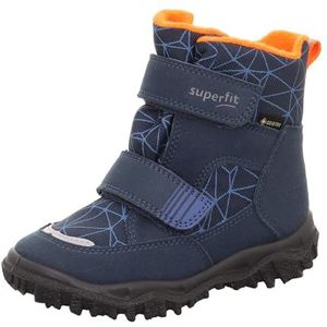 Superfit Jungen HUSKY warm gefütterte Gore-Tex Stiefel, BLAU/ORANGE 8030