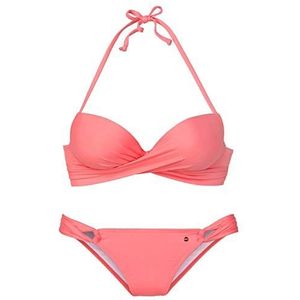 Look - Beugelbikini - Peach - Gewatteerd - Push-up