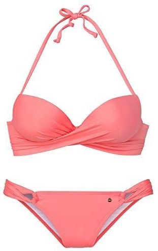 Look - Beugelbikini - Peach - Gewatteerd - Push-up