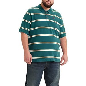 Levi's Big & Tall Housemark Polo T-shirt Mannen, School Atlantic Deep Striped, 2XL