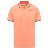 Kappa Ezio 2 Polo Man T-shirt, Oranje, L Unisex Volwassene