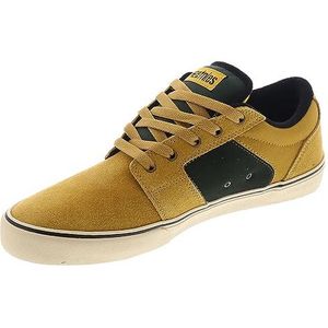 Etnies Barge LS Skate Schoen voor heren, TAN/Green, 10 UK, Tan Green, 45 EU