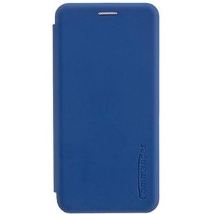 COMMANDER Book Case CURVE voor Huawei P30 - Soft Touch - Maritim Blue
