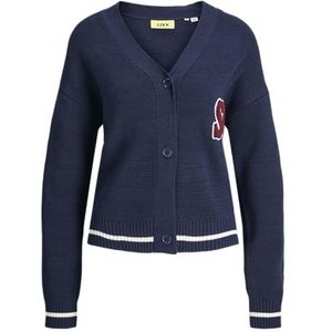 JACK & JONES Jxbrook Cardigan Knit, Maritieme blauw., XS