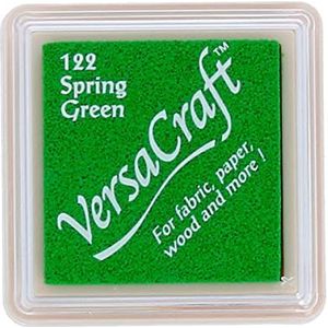VersaCraft vks-122 stempel stof, kleine kubus 25 x 25 mm groen lente