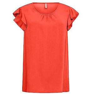 SOYACONCEPT Dames SC-RADIA 161 T-shirt voor dames, rood, large, rood, L