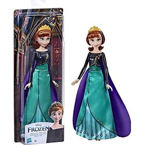 Hasbro Disney Frozen 2 Queen Anna Shimmer Fashion Doll, Toy for Children 3 Years Old and Up, Multicolor, One Size, (F3524)