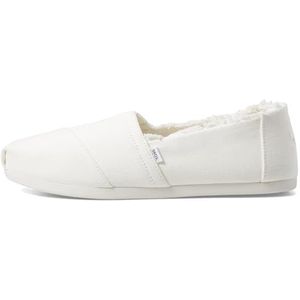 TOMS Alpargata Loafer Flat voor dames, Wit Canvas, 37.5 EU