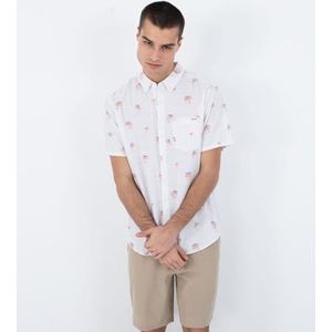 Hurley - One & Only Stretch Print - Korte Mouwen Geweven Overhemd - Heren