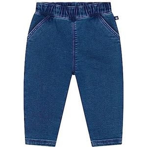 Petit Bateau Babybroek voor jongens, Blauw Blauw Delave, 6 Maanden