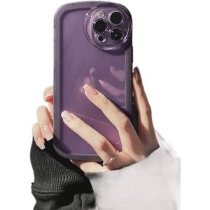 GUIDE COMB iPhone 11 Pro Max Case (6,5 inch 2019), anti-vallens [cameracover bescherming] zachte TPU stootvaste anti-vingerafdruk [iPhone hoes] voor vrouwen meisjes mannen, paars