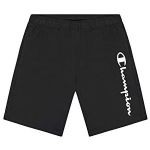 Champion Legacy Authentic Powerblend Terry Logo Bermuda Shorts, zwart, S voor heren
