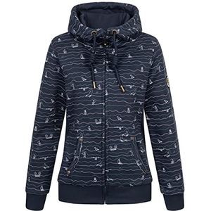 Navy Hoodie - Capuchon Met Trekkoord - Jersey - Logoborduursel