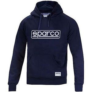 Sparco 01315BM3L sweatshirt, maat L, blauw, uniseks, volwassenen, meerkleurig, 42/50 EU, 50 hojas, Large