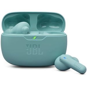 JBL Wave Beam 2, True Wireless Noise Cancelling Bluetooth Earbuds met 40 uur afspeeltijd, JBL Pure Bass Sound, Smart Ambient Technologie en Multi-Point Verbinding, in Blauw
