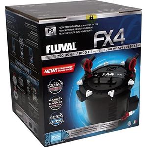 Fluval A214 FX4 Buitenfilter Voor Aquaria, Tot 1000 L, Zwart