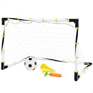 colorbaby - opvouwbare kooi set voetbal bal bal, kleurrijke pomp (43690)