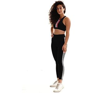Bonamaison Women's TRTIGHT100096 Yoga Broek, Zwart, 2XL