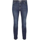 VERO MODA CURVE Damesjeans, blauw, 44W x 32L