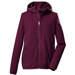killtec Women's 2-laags functioneel jack/outdoorjack met capuchon, opvouwbaar KOS 61 WMN JCKT, dark rose, 38, 39175-000