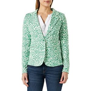 ICHI IHKATE BL14 Blazer, 201904/Greenbriar Ikat Print, M, 201904/Greenbriar Ikat Print, M