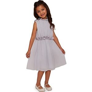 Chi Chi London Meisjes Chi Flo Jurk Speciale Gelegen, Blauw, 6 jaar