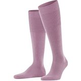 FALKE Heren Kniekousen Airport M KH Wol Katoen Lang Eenkleurig 1 Paar, Roze (Light Rosa 8276), 45-46